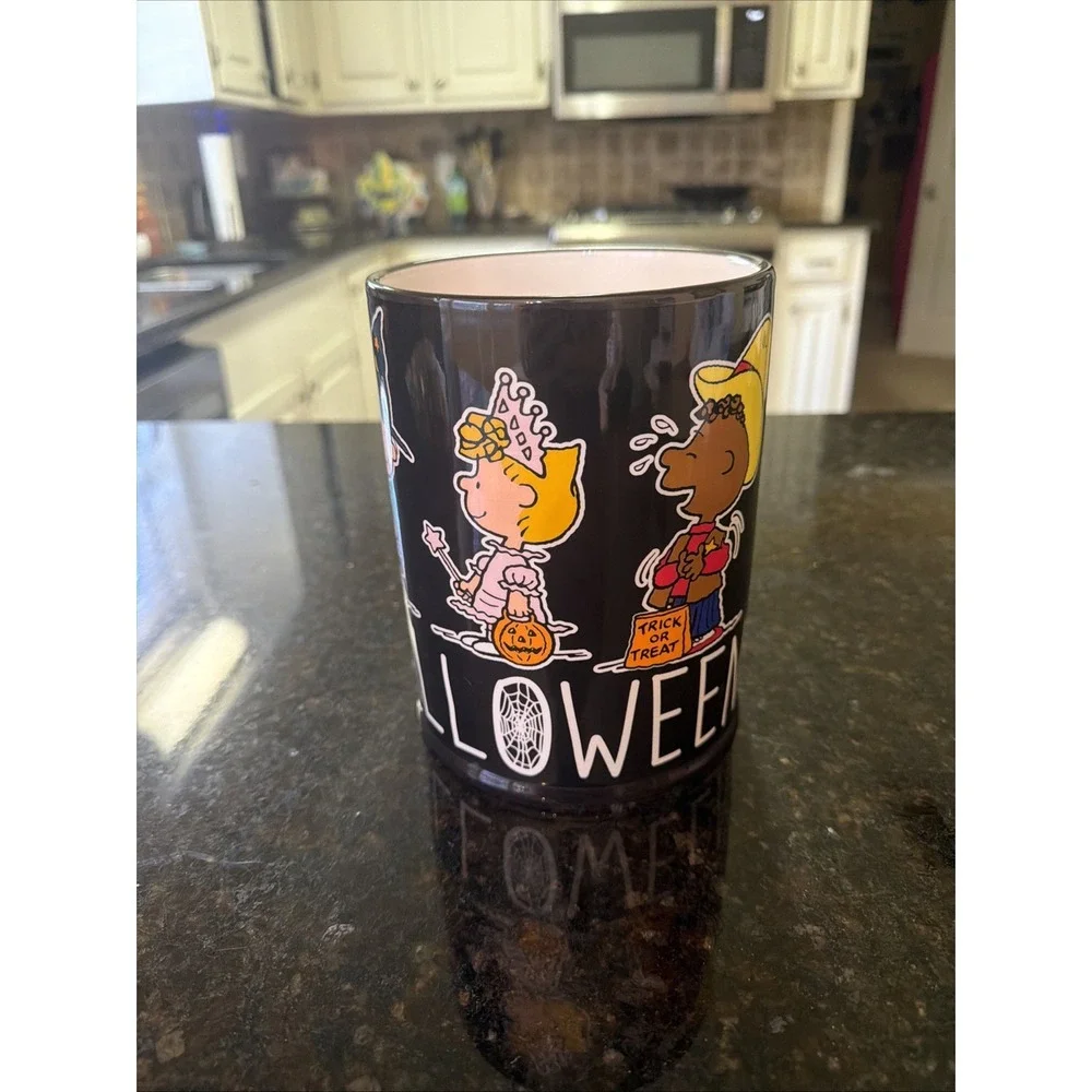 Peanuts Snoopy Halloween Jar Utensil Holder Storage Jar Ceramic Crock